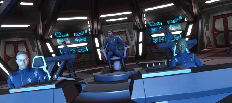 A bunch of cadets who don’t know their day’s about to be ruined by the Klingons.